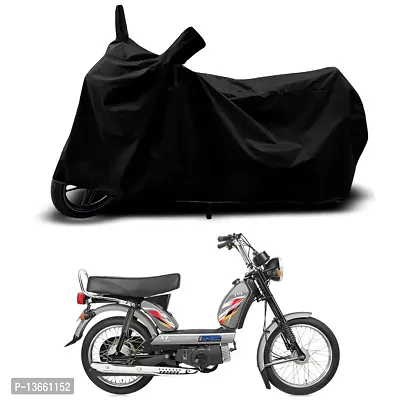 Classic Waterproof Scooty Body Cover For TVS XL100 Heavy Duty Special Used For Dust Particle-Sun UV Rays-Water Drop(Black)