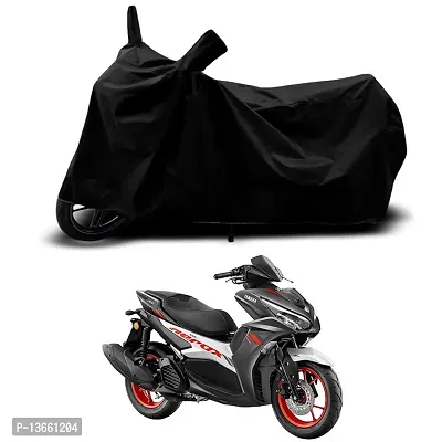 Classic Waterproof Scooty Body Cover For Yamaha Aerox 155 MotoGP Special Used For Dust Particle-Sun UV Rays-Water Drop(Black)-thumb0