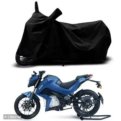 Classic Waterproof Bike Body Cover For Tork Kratos Special Used For Dust Particle-Sun UV Rays-Water Drop(Black)