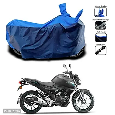 MITHILA MART? |Two-Wheeler Body Cover for - Yamaha FZ-S Fi Version 3.0 | Dustproof Water-Resistance UV-Rays Protection (Blue) |