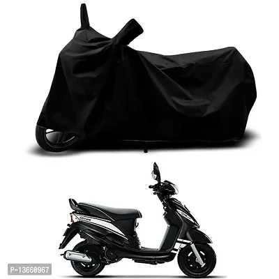 Classic Waterproof Scooty Body Cover For Mahindra Rodeo Special Used For Dust Particle-Sun UV Rays-Water Drop(Black)