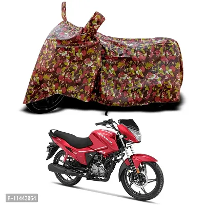 Waterproof Bike Cover For Hero Glamour Xtec Special Used For Dust Particle-Sun UV Rays-Water Drop-Indoor-Outdoor-Parking Full Body Protection(Army Multicolor)