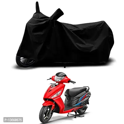 Classic Waterproof Scooty Body Cover For Hero Maestro Edge Special Used For Dust Particle-Sun UV Rays-Water Drop(Black)-thumb0