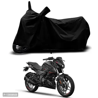 Classic Waterproof Bike Body Cover For Bajaj Pulsar N250 ABS Special Used For Dust Particle-Sun UV Rays-Water Drop(Black)