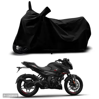 Classic Waterproof Bike Body Cover For Bajaj Pulsar N250 STD Special Used For Dust Particle-Sun UV Rays-Water Drop(Black)-thumb0