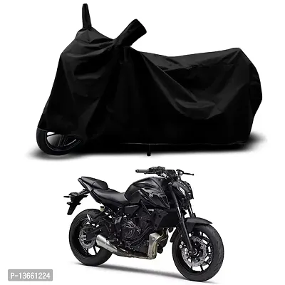 Classic Waterproof Bike Body Cover For Yamaha MT-07 Special Used For Dust Particle-Sun UV Rays-Water Drop(Black)