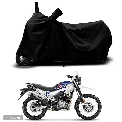 Classic Waterproof Bike Body Cover For Hero Xpulse 200 4V Special Used For Dust Particle-Sun UV Rays-Water Drop(Black)