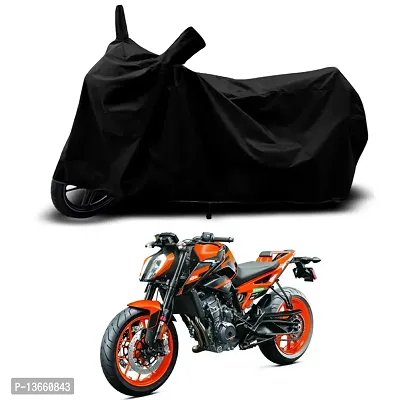 Classic Waterproof Bike Body Cover For KTM 890 Duke STD Special Used For Dust Particle-Sun UV Rays-Water Drop(Black)