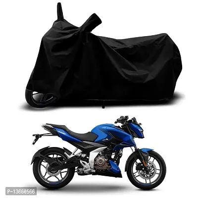 Classic Waterproof Bike Body Cover For Bajaj Pulsar N160 ABS BS6 Special Used For Dust Particle-Sun UV Rays-Water Drop(Black)-thumb0