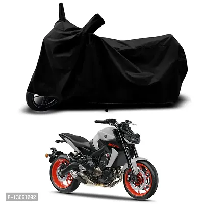 Classic Waterproof Bike Body Cover For Yamaha 2022 MT-09 STD Special Used For Dust Particle-Sun UV Rays-Water Drop(Black)