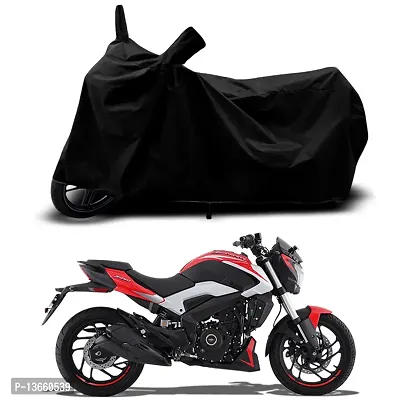 Classic Waterproof Bike Body Cover For Bajaj Dominar 250 Special Used For Dust Particle-Sun UV Rays-Water Drop(Black)