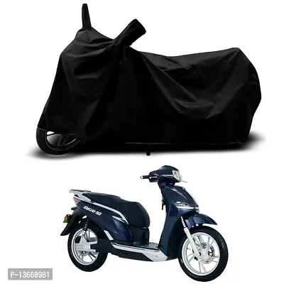 Classic Waterproof Scooty Body Cover For Okinawa Okhi90 Special Used For Dust Particle-Sun UV Rays-Water Drop(Black)