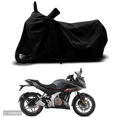 Classic Waterproof Bike Body Cover For Bajaj Pulsar F250 Special Used For Dust Particle-Sun UV Rays-Water Drop(Black)