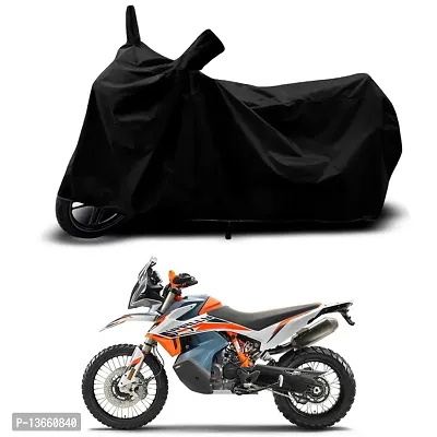 Classic Waterproof Bike Body Cover For KTM 890 Adventure STD Special Used For Dust Particle-Sun UV Rays-Water Drop(Black)