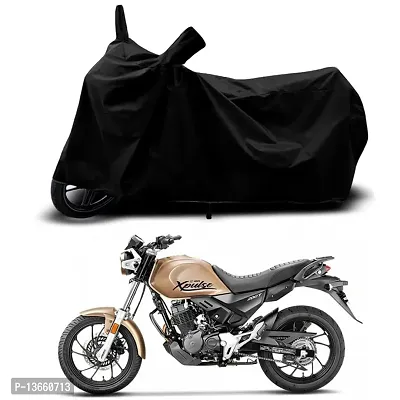 Classic Waterproof Bike Body Cover For Hero XPulse 200T BS6 Special Used For Dust Particle-Sun UV Rays-Water Drop(Black)