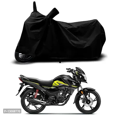 Classic Waterproof Bike Body Cover For Honda SP 125 Special Used For Dust Particle-Sun UV Rays-Water Drop(Black)