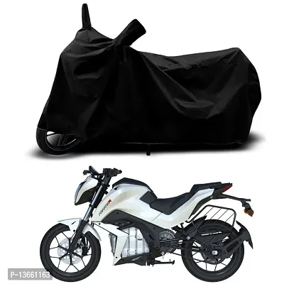 Classic Waterproof Bike Body Cover For Tork Kratos R Special Used For Dust Particle-Sun UV Rays-Water Drop(Black)