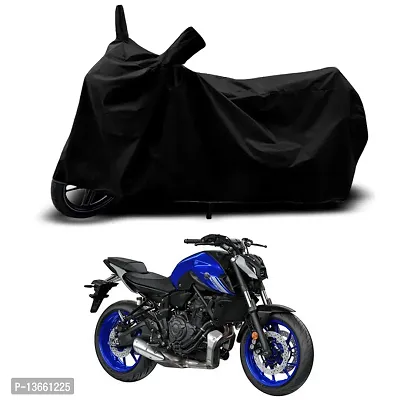 Classic Waterproof Bike Body Cover For Yamaha MT-07 STD Special Used For Dust Particle-Sun UV Rays-Water Drop(Black)