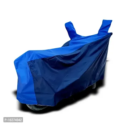 MITHILA MART? Two-Wheeler Body Cover for - TVS Apache RTR 160 4V -Dustproof Water-Resistance UV-Rays Protection (Blue)-thumb2