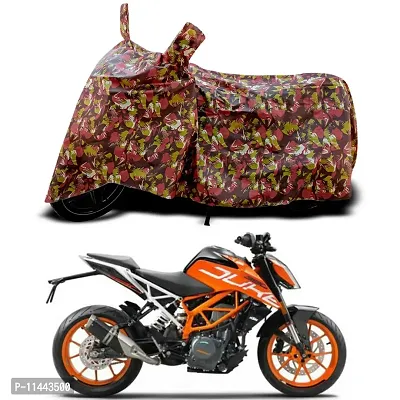 Waterproof Bike Cover For KTM 490 Duke Special Used For Dust Particle-Sun UV Rays-Water Drop-Indoor-Outdoor-Parking Full Body Protection(Army Multicolor)