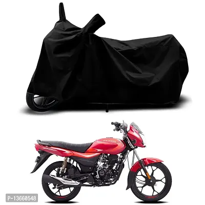 Classic Waterproof Bike Body Cover For Bajaj Platina 110 ES Disc Special Used For Dust Particle-Sun UV Rays-Water Drop(Black)