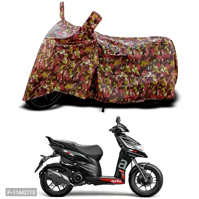 Waterproof Scooty Cover For Aprilia SR 160 STD Special Used For Dust Particle-Sun UV Rays-Water Drop-Indoor-Outdoor-Parking Full Body Protection(Army Multicolor)