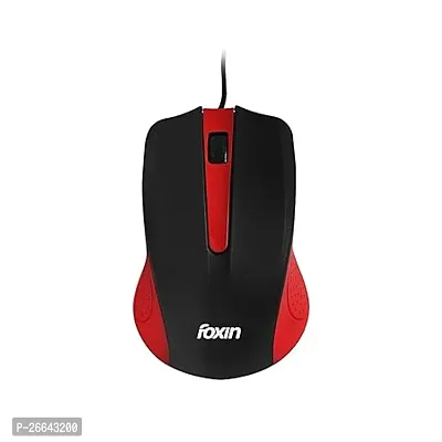 Classic Red Wired Plug and Play Usb Mouse-thumb0