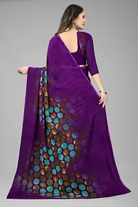 Classic Georgette Printed Saree with Blouse piece-thumb3