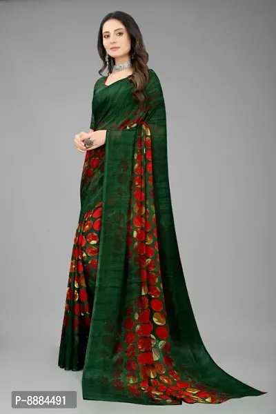 Classic Georgette Printed Saree with Blouse piece-thumb3