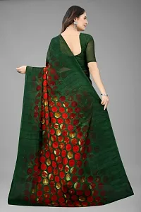 Classic Georgette Printed Saree with Blouse piece-thumb3