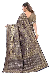 Classic Cotton Silk Woven Saree with Blouse piece-thumb3