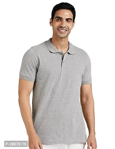 Reliable Grey Cotton Tshirt For Men-thumb0