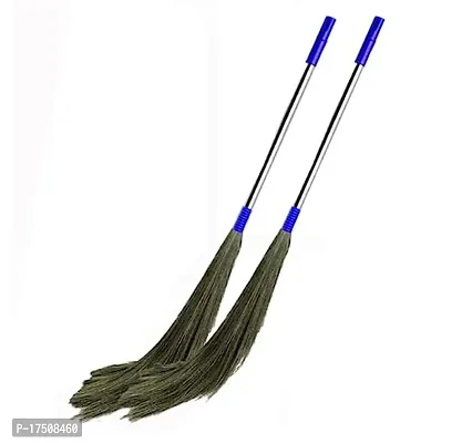 Phool Jhadu Sweeps All Type Of Floors | Housekeeping And Cleaning Supplies Product For House And Office |  Color-Random   Pack Of 2   3-thumb0