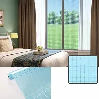 SIA VENDORS Window Privacy Frosted Glass Film Static Cling UV Blocking Removable Window Clings Opaque Window Stickers Vinyl Coverings for Home Office Non Adhesive-thumb4