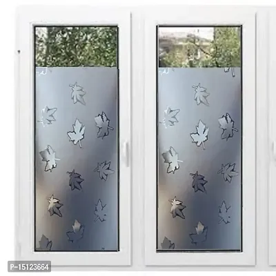 SIA VENDORS 3D Window Film Frosted Removable Fashionable Glass Film UV Protection Cling Translucent Sun UV Blocking Door Sticker Great for Living Room-thumb4