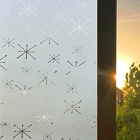 SIA VENDORS Window Privacy Film Frosted Glass Static Clings Non Adhesive Opaque Vinyl Bathroom Door Decorative Stickers UV Blocking Heat Control Coverings for Home Office-thumb2