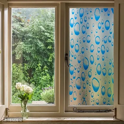 SIA VENDORS Window Film Frosted Removable Fashionable Glass Film UV Protection Cling Translucent Sun UV Blocking Door Sticker Great for Living Room-thumb4