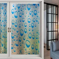 SIA VENDORS Window Privacy Glass Flower Frosting Film Non-Adhesive See Out Not in Static Glass Film for Bathroom Home Office Kids Study Meeting Room-thumb1