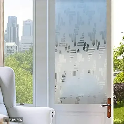 SIA VENDORS Privacy Frosted Window Film Vinyl Sticker Door Cover Bedroom Bathroom Office Trendy Window Films