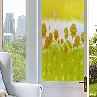 SIA VENDORS Window Privacy Glass Flower Frosting Film Non-Adhesive See Out Not in Static Glass Film for Bathroom Home Office Kids Study Meeting Room-thumb2