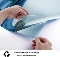 SIA VENDORS One Way Window Film Vinyl Roll Daytime Privacy Anti UV Non-Adhesive Static Cling Reflective Mirror Film Heat Blocking Window Tint for Home and Office-thumb4