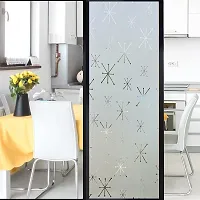 SIA VENDORS Window Privacy Film Frosted Glass Static Clings Non Adhesive Opaque Vinyl Bathroom Door Decorative Stickers UV Blocking Heat Control Coverings for Home Office-thumb1