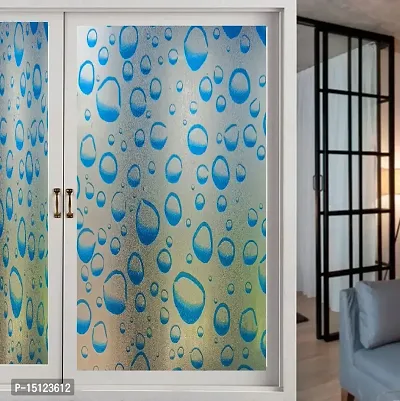 SIA VENDORS Window Film Frosted Removable Fashionable Glass Film UV Protection Cling Translucent Sun UV Blocking Door Sticker Great for Living Room