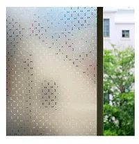 SIA VENDORS 3D Window Film Frosted Removable Fashionable Glass Film UV Protection Cling Translucent Sun UV Blocking Door Sticker Great for Living Room-thumb2