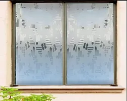 SIA VENDORS Privacy Frosted Window Film Vinyl Sticker Door Cover Bedroom Bathroom Office Trendy Window Films-thumb1