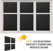 SIA VENDORS Blackout Window Film Privacy Room Darkening Opaque Window Tint Light Blocking Static Cling Glass Coverings Removable, Daytime Sleep Baby Naps (20 X 40 Inch)-thumb3