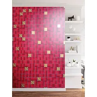 SIA VENDORS Gold Box Removable Stick and Peel Wallpaper PVC Waterproof Contact Wallpaper for Kitchen, Bathroom, Bedroom ,Kids Room (12"" x 110"" Inch, Red Gold Box Wall)-thumb2