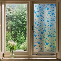 SIA VENDORS Window Privacy Glass Flower Frosting Film Non-Adhesive See Out Not in Static Glass Film for Bathroom Home Office Kids Study Meeting Room-thumb4