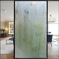 SIA VENDORS Privacy Frosted Window Film Vinyl Sticker Door Cover Bedroom Bathroom Office Trendy Window Films-thumb1