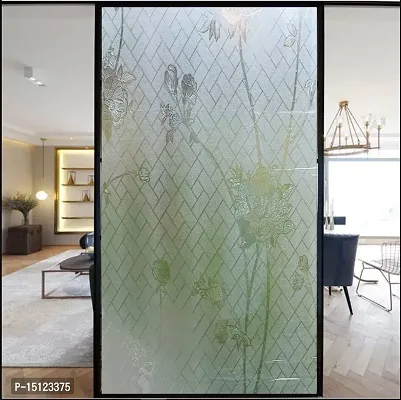 SIA VENDORS Privacy Frosted Window Film Vinyl Sticker Door Cover Bedroom Bathroom Office Trendy Window Films-thumb2